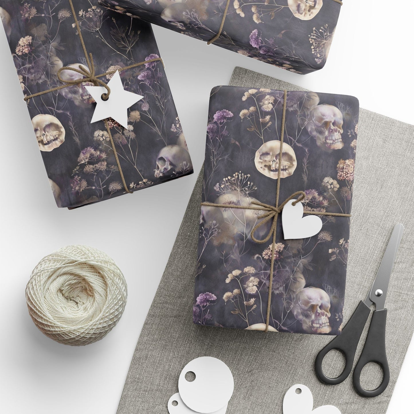 Artistic Floral Wrapping Paper - Ideal for Gifts, Celebrations & Special Occasions