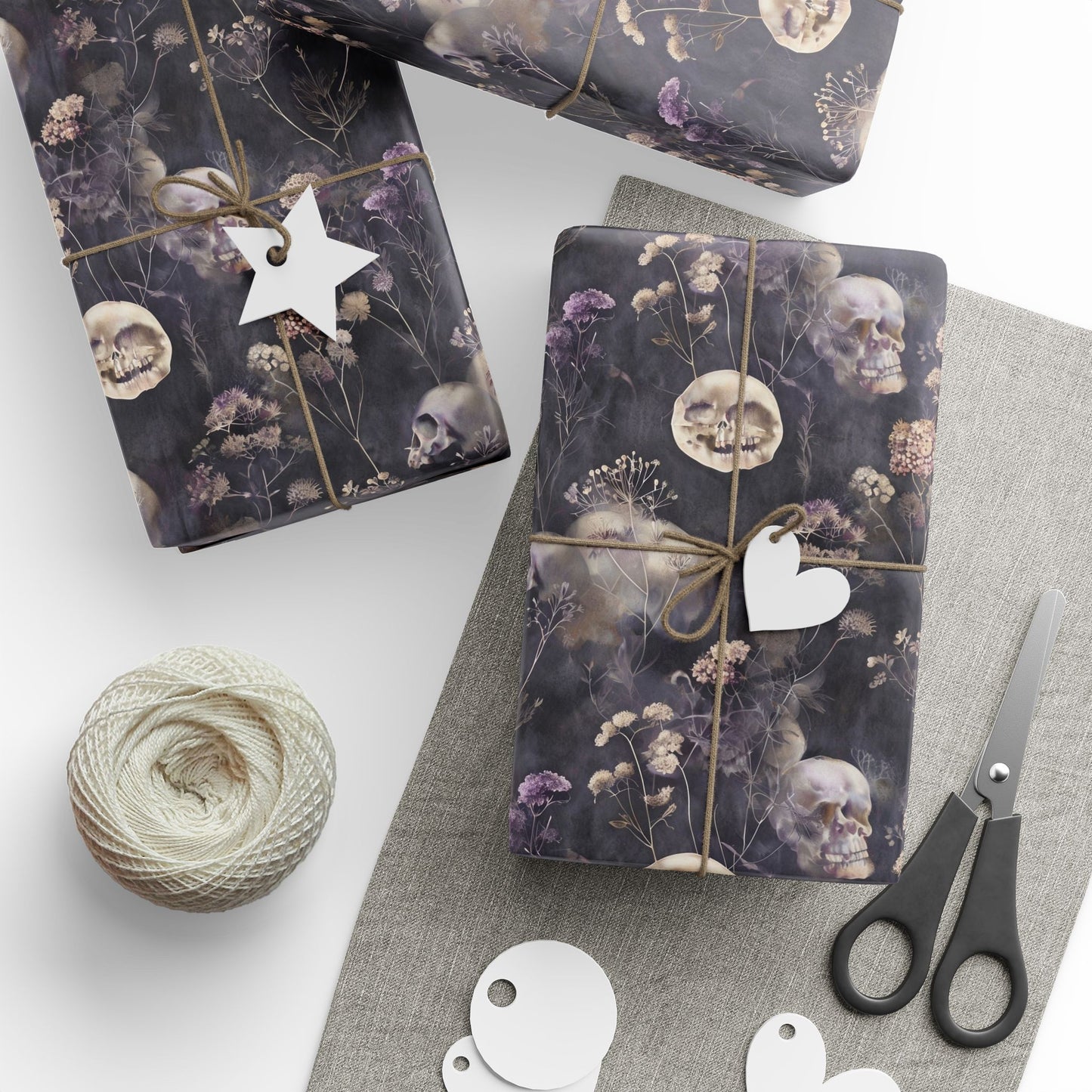 Artistic Floral Wrapping Paper - Ideal for Gifts, Celebrations & Special Occasions