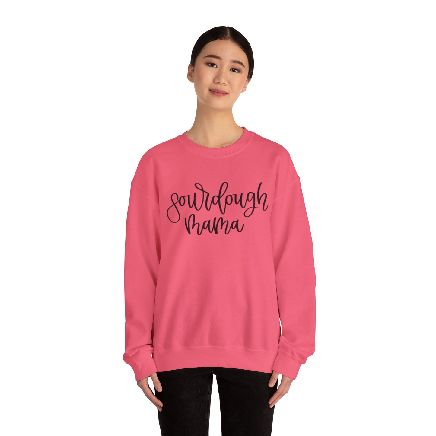 Sourdough Mama Unisex Heavy Blend™ Crewneck Sweatshirt - Cozy Baking Gift for Moms