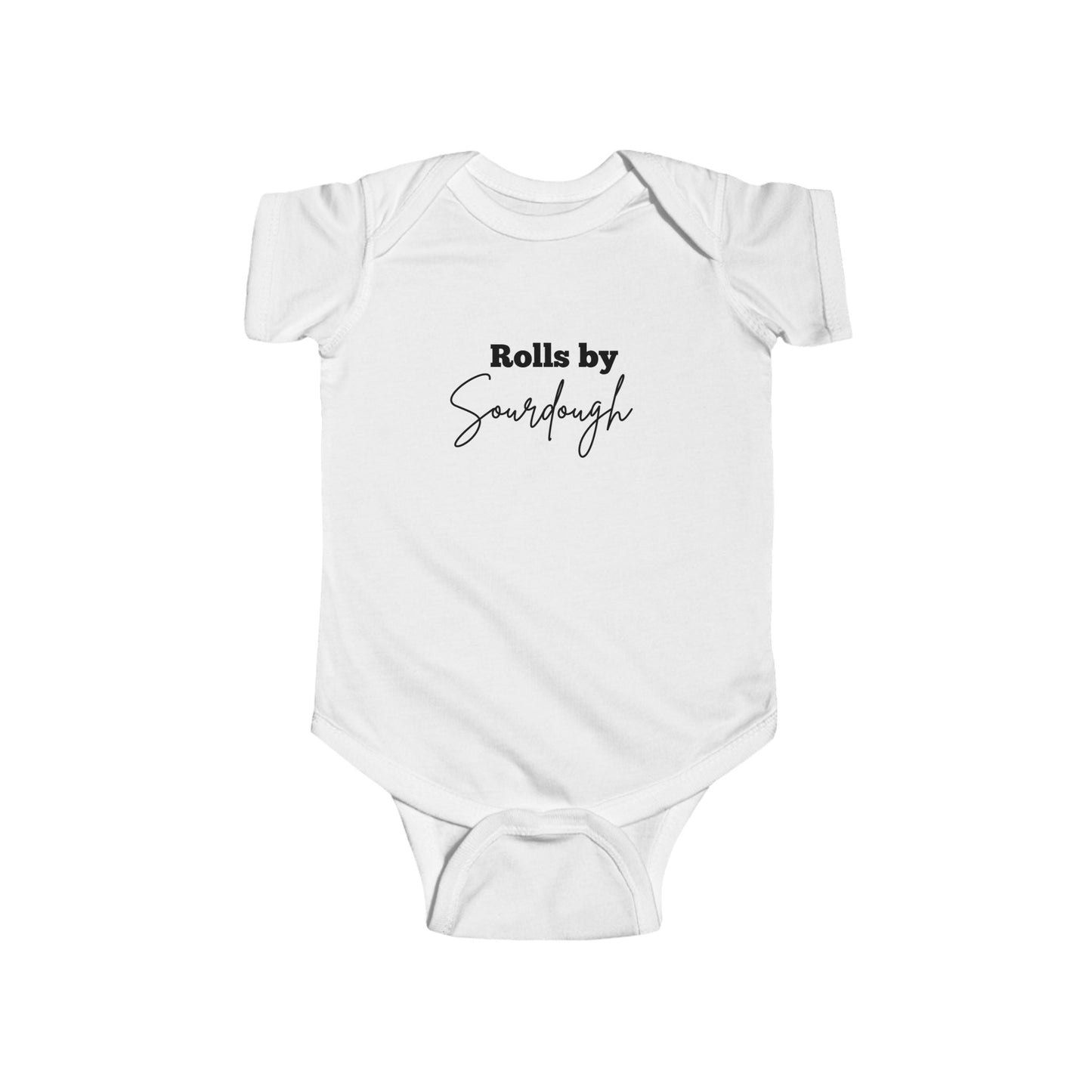 Custom 'Rolls by Sourdough' Infant Bodysuit - Adorable Baby Outfit for Newborns