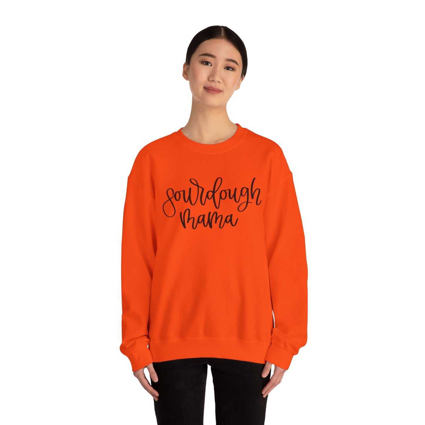 Sourdough Mama Unisex Heavy Blend™ Crewneck Sweatshirt - Cozy Baking Gift for Moms