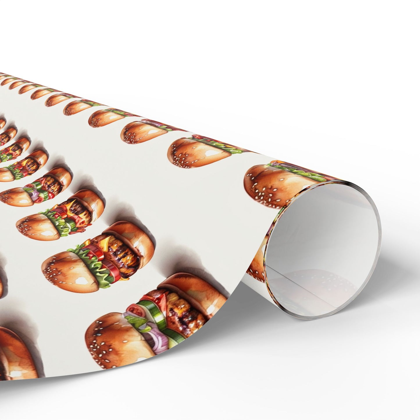 Fun Burger Wrapping Paper - Perfect for Food Lovers & Celebrations!