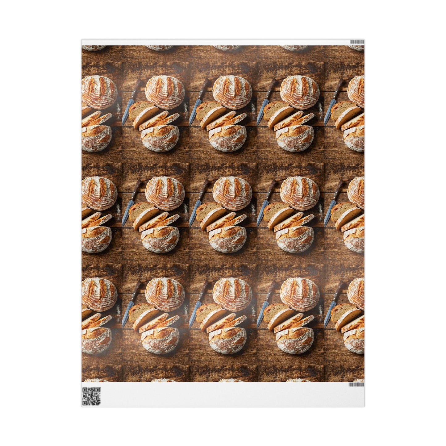 Artisan Bread Themed Wrapping Paper - Perfect for Baking Lovers & Gift Giving