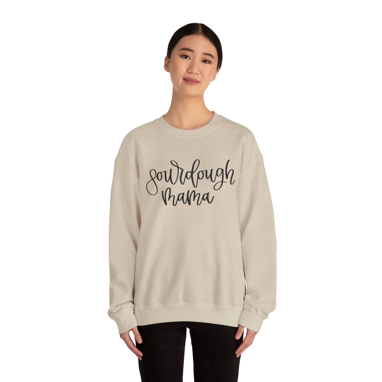 Sourdough Mama Unisex Heavy Blend™ Crewneck Sweatshirt - Cozy Baking Gift for Moms