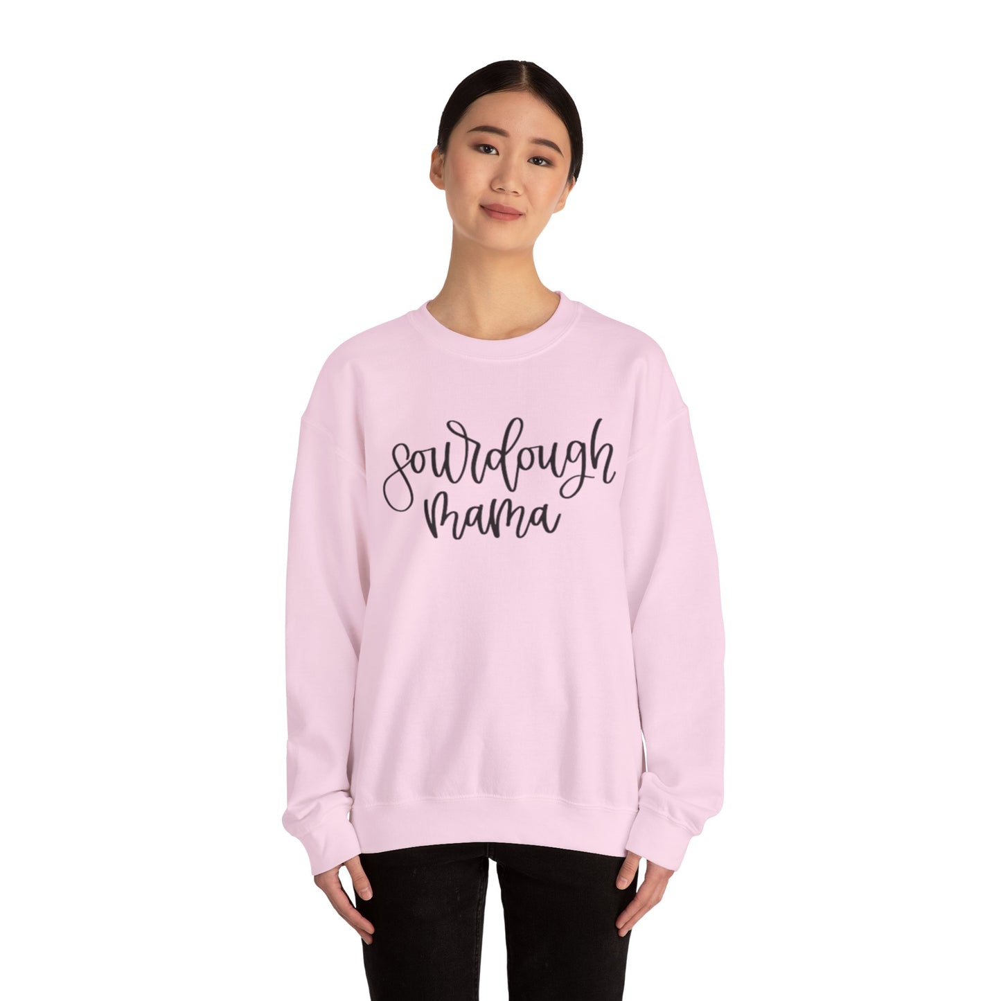 Sourdough Mama Unisex Heavy Blend™ Crewneck Sweatshirt - Cozy Baking Gift for Moms