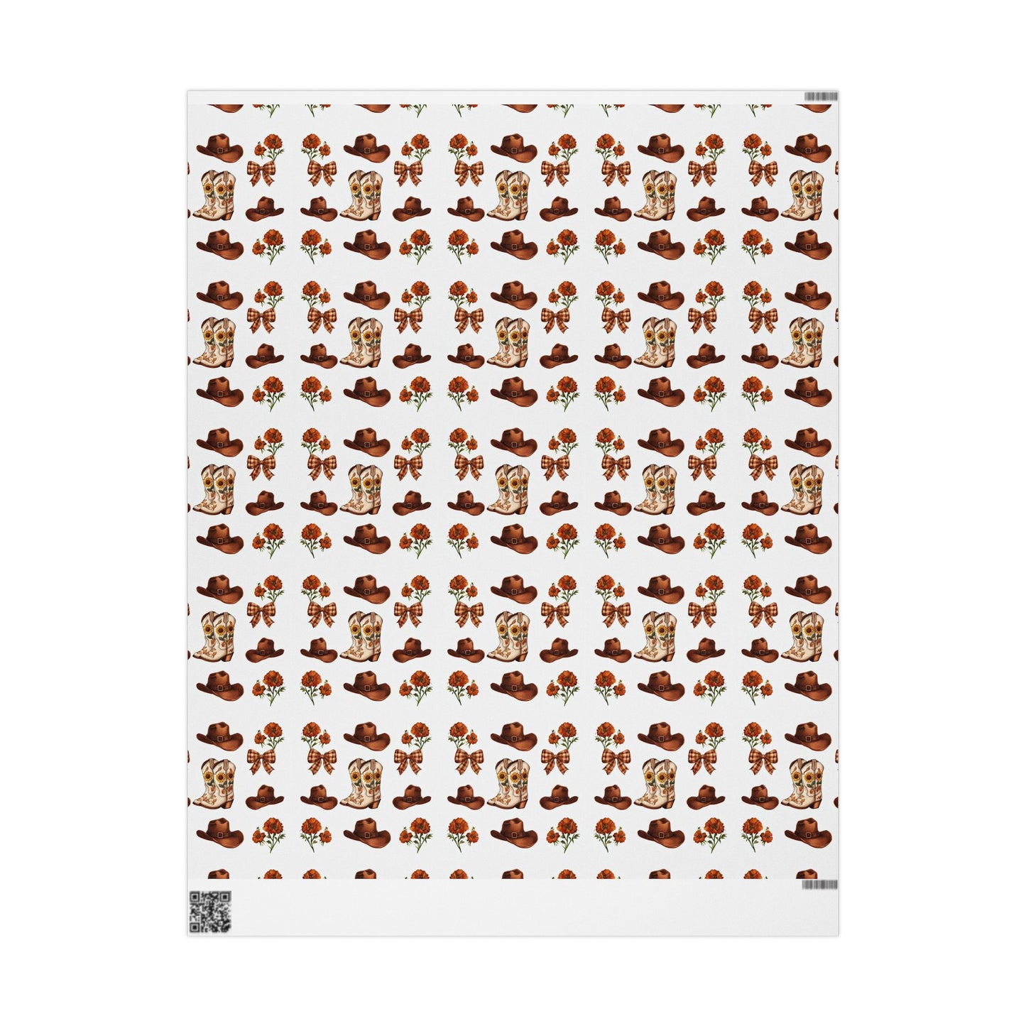 Western Theme Wrapping Paper