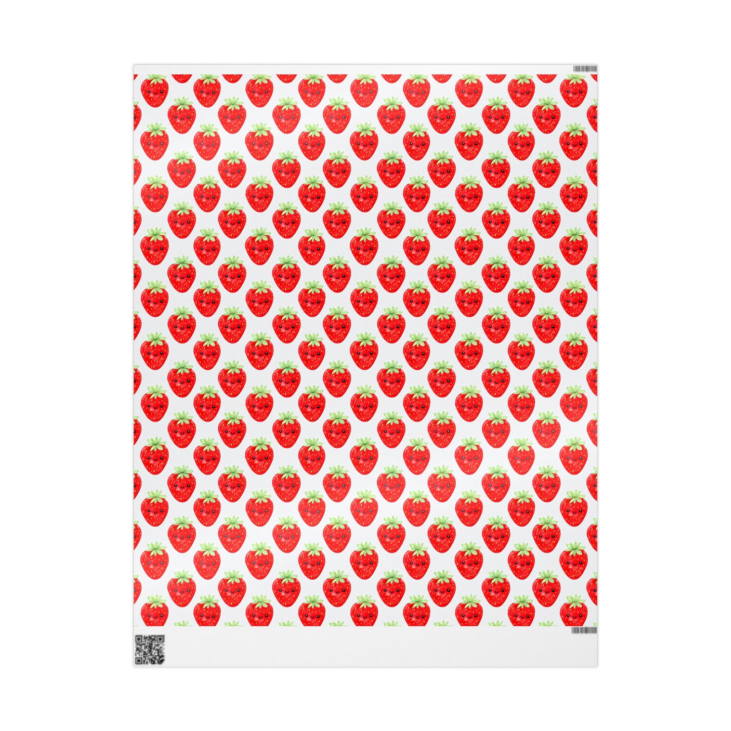 Strawberry Pattern Wrapping Paper - Fun Gift Wrap for Holidays & Celebrations