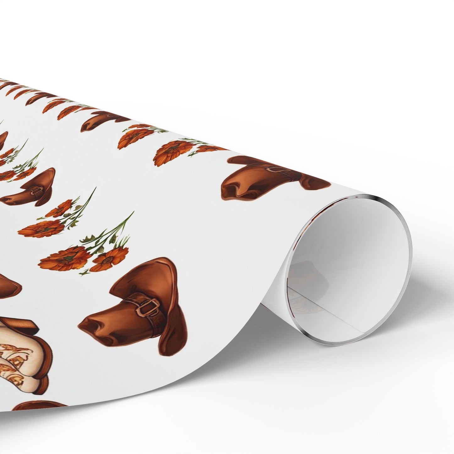 Western Theme Wrapping Paper