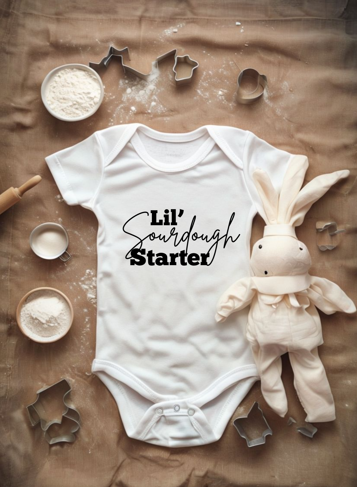 Baby Onesie - Lil Sourdough Starter Bodysuit