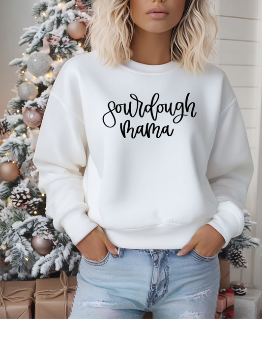 Sourdough Mama Unisex Heavy Blend™ Crewneck Sweatshirt - Cozy Baking Gift for Moms